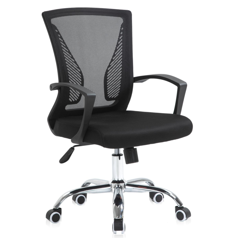 Kennen || N870B || Home Office Mid Back Swivel Mesh Chair || Lumber Support