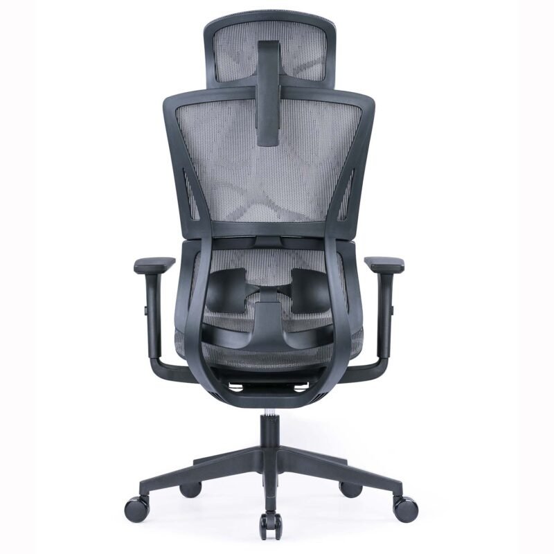 Jennifer || N820 || High Back Mesh Office Chair with Footrest || Adults Rolling Chair