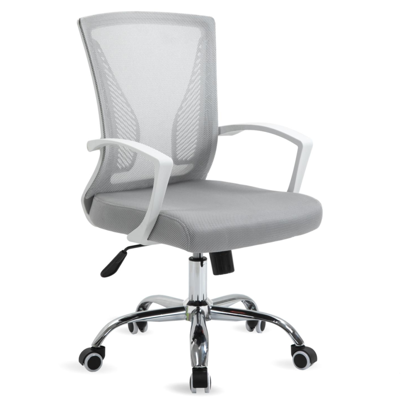 Kennen || N870B || Home Office Mid Back Swivel Mesh Chair || Lumber Support