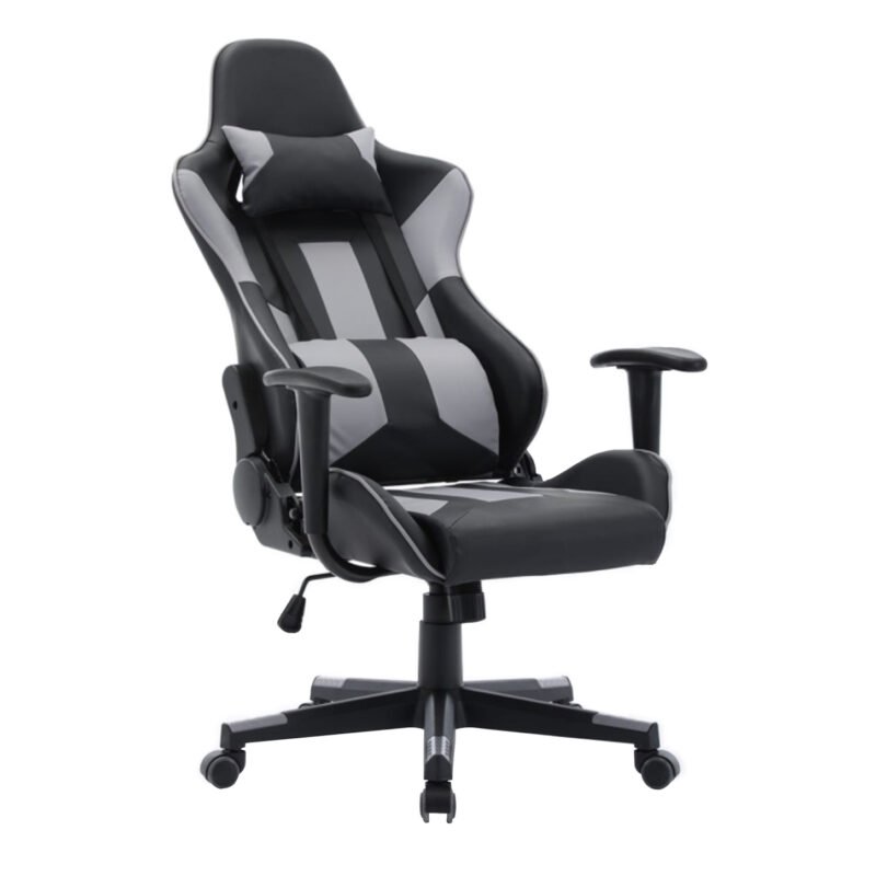 G130  Style: PU Leather Gaming Chair, White, Blue, Red, Black, Gray