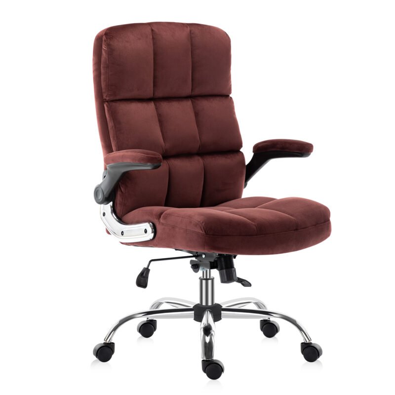 Blue Fabric Office Chair || Medium Back Office Executive Chair||S330