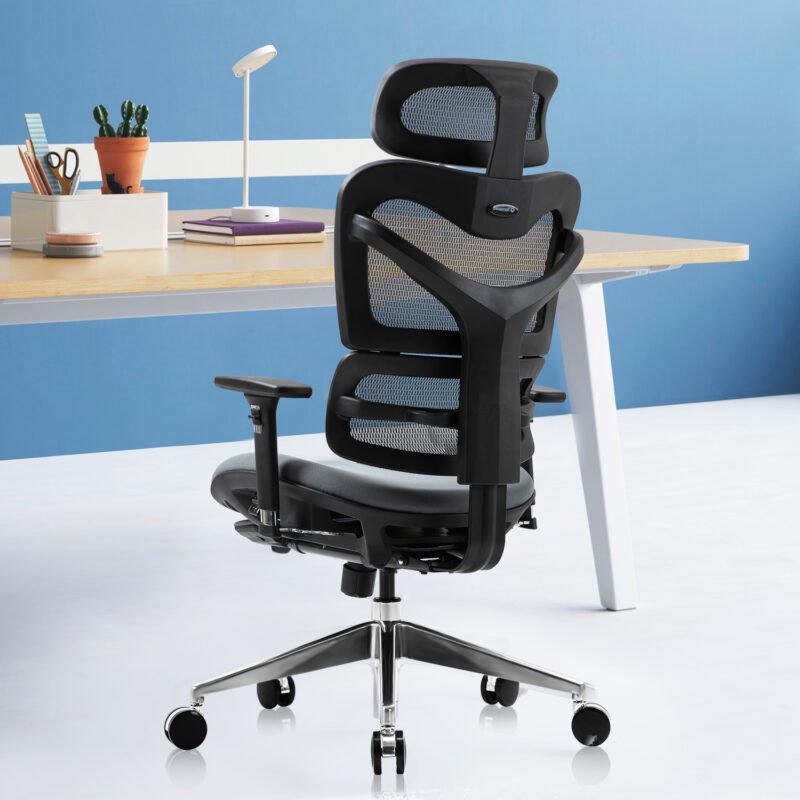 Janna || N810 || High Back Mesh Office Chair with Footrest || Adults Rolling Chair