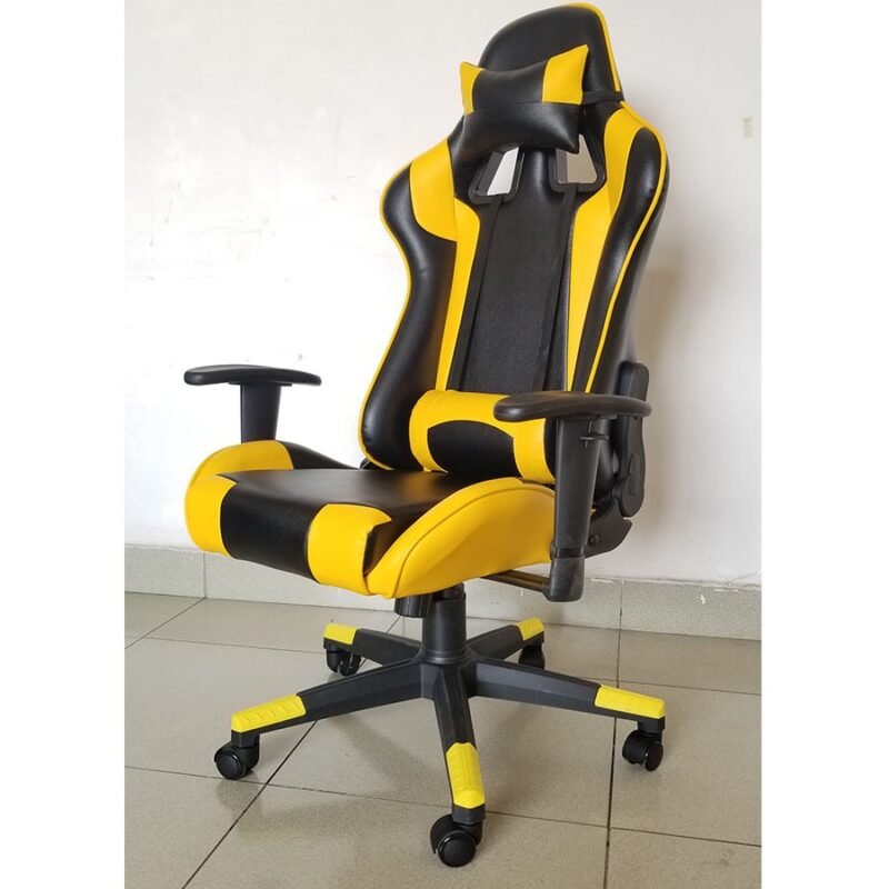 ZK-032 ||  Adjustable Swivel Chair with Headrest and Lumbar Support