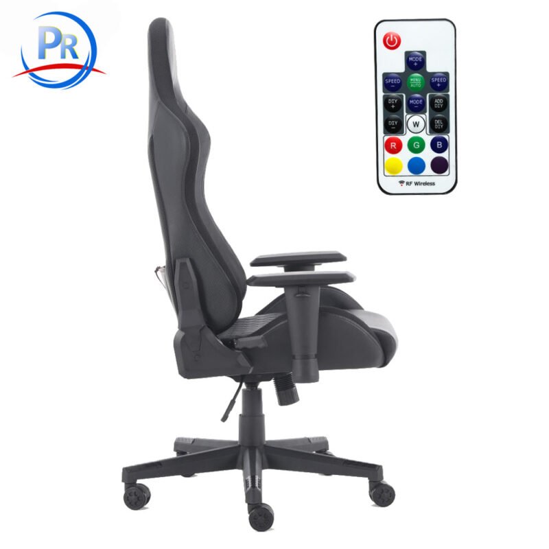 ZK-L025 || 4D Colorful Light LED Armrest || Ergonomic Sports Seat with  Adjustable Hight